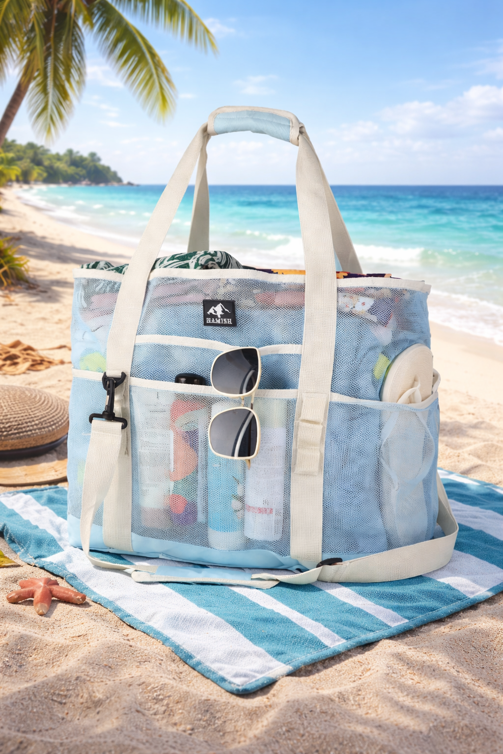 Bolsa de Playa de Malla 40L